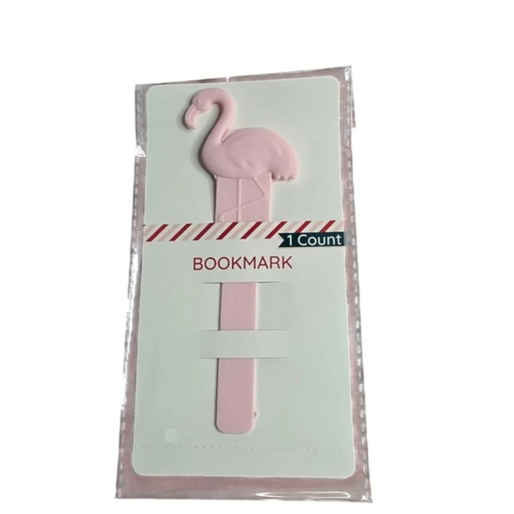 Cute Novelty Bookmarks Set Flamingo Flying Envelope Clouds Peace Sign